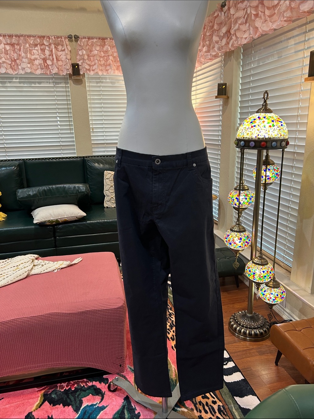 Classic Men's Navy Chinos - Unbranded